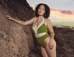 Sage & Shell crochet swimsuit - Image 2