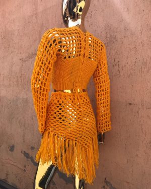 Mesh Sleeve Crop top - Image 3