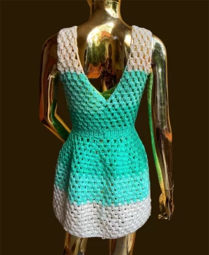 Granny Stripe Dress - Image 4