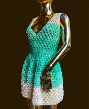 Granny Stripe Dress - Image 3