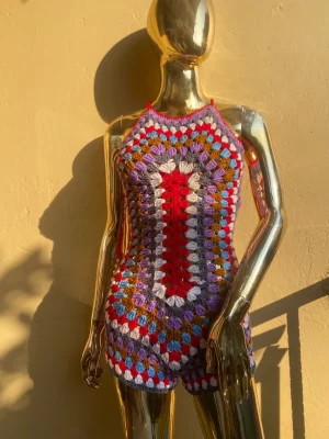 Granny Stripe Romper - Image 3