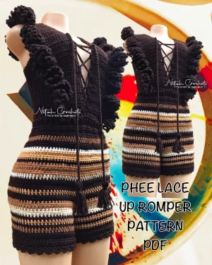 Phee Lace up Romper