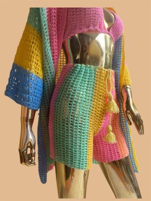 Mesh Stripe Shorts - Image 3